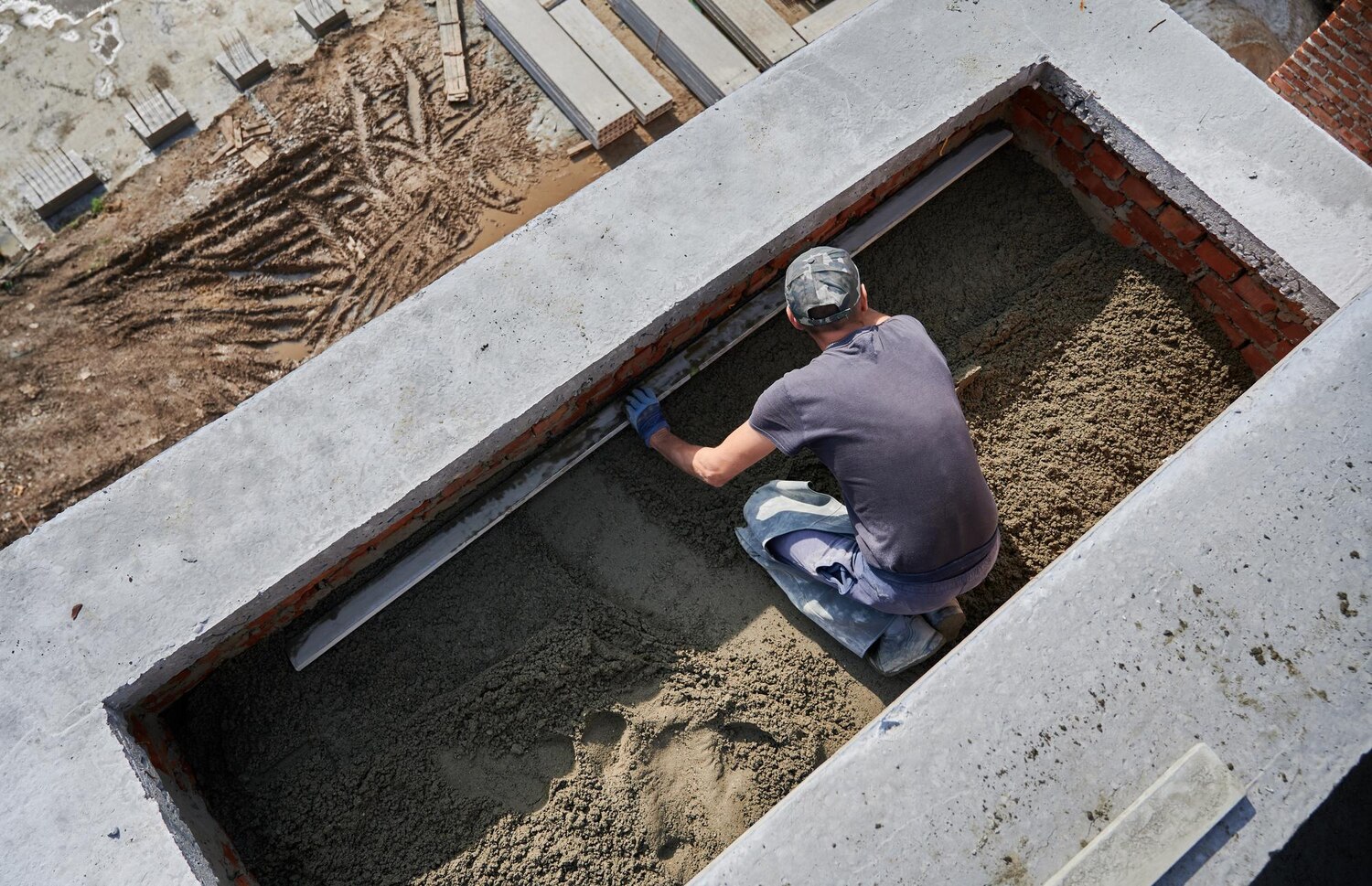 Exterior drainage correction project